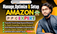 expertly manage, optimize and setup your amazon PPC campaigns, amazon fba PPC