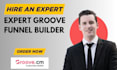 build groovefunnels, groovepages groovekart grooveblog website and landing pages