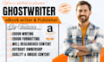 do fiction book ghostwriter, romance ghostwriter, self help ebook ghostwriter