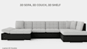 do realistic 3d modeling for chair,sofa,table,couch,textile and 3d cgi rendering