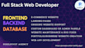 or our agency will do custom website development as a full stack web developer