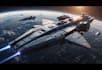 illustrate a sci fi spaceship art