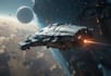 create a sci fi spaceship art