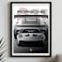 do car wall frame posters