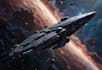 make a sci fi spaceship art