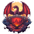 hand paint fantasy logo