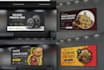 design a rollup banner, billboard,signboard, business card and all banner design