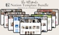 create custom notion templates, notion budget tracker, CRM, notion life planner