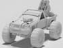 hard surface 3d models for games spaceship model, military tank for 3d printing