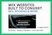 design a professional wix website with SEO, booking, or online store
