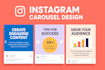 design scroll stopping instagram carousel posts for you
