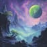 draw fantasy background and landscape