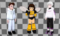 make lowpoly 3d characters in n64, psx pixelated retro style