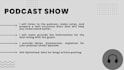 write clear and concise podcast show notes for every episode