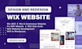 create wix website, landing page design, redesign, development and SEO