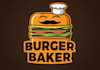 design a custom burger, chef and restaurant logo