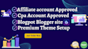 create best affiliate, cpa account setup