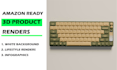 create realistic 3d product renders for amazon listing