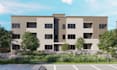 design 3d apartment building exterior rendering, multi family housing