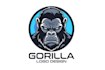 make gorilla head logo with satisfaction guarantee