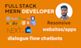 do full stack mern next js react development custom html app