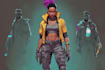 design cyberpunk and fantasy character splash art