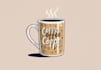 create a custom coffee mug design or coffee cup design