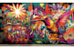 create graffiti pop art canvas designs and murals