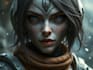 create fantasy, sci fi, character with hyperrealistic style