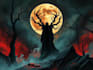 create dark art illustrations in pen and ink
