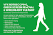rotoscope footage, remove background provide alpha matte files