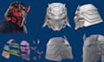 sculpt 3d printable cosplay mask model 3d helmet custom 3d mask stl file