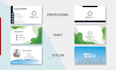 create a visitenkarte, a business card with email signature