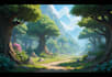 design 2d game concept art, background and environment