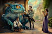 illustrate fantasy art creatures and characters