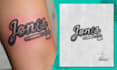 design a custom realistic tattoo portrait, sleeve, black , grey