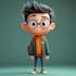 design a 2d cartoon character
