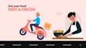 create unique food delivery explainer promo video ads