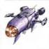 draw custom spaceship sci fi steampunk nft
