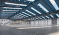 render 3d commercial warehouse, industrial facility, factory and renovation