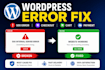 fix wordpress errors, 500 error, white screen and plugin conflicts