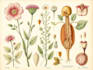 do botanical and anatomical scientific illustrations