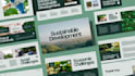 design investor pitch deck and business presentation