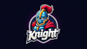 make eye catching old man knight mascot logo design  within 1 day