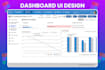 do responsive dashboard UI design, admin panel UI design in figma