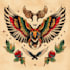 custom logo old school traditional tattoo design