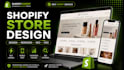 design, redesign shopify store, shopify dropshipping store or shopify website