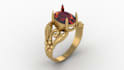 do a modern jewelry cad design and 3d jewelry rendering