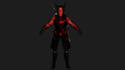 fantasy unity game character, warrior model, armour, texture, ue5 rig, animation