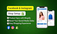 design your shopify store and set up facebook instagram shop